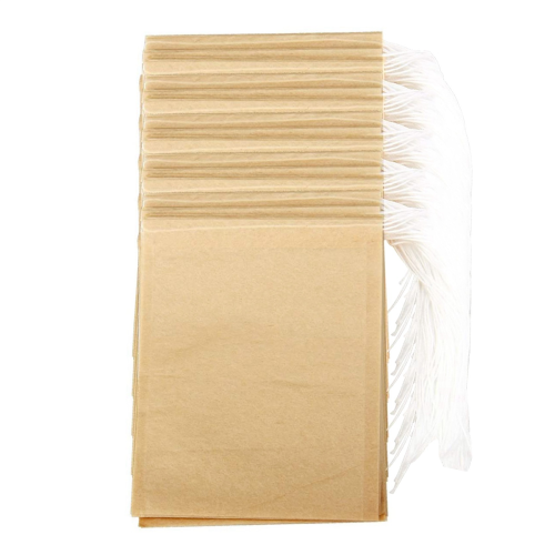300PCS Tea Filter Bags,Disposable Paper Tea Bag with Drawstring Paper 1
