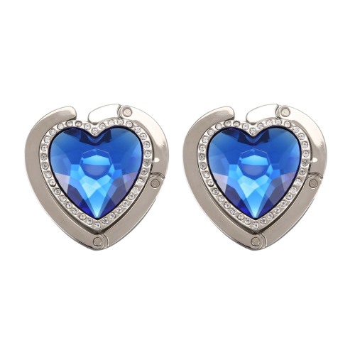 Heart-Shape Foldable Purse Handbag Hanger Hook Holder