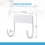 Wall Mounted Holder, Large & Small Ironing Board (Matte White) 3