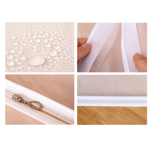 1PCS Dust Cover Clothes Hanging Bag Enclosed B 2