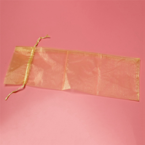Packaging Organza Wine Bag, Transparent Mesh Gift Bag (Gold,30Pcs) 2