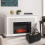 Fireplace Wood Felt Storage Bag Basket Magazine Rack Pocket,Black 5