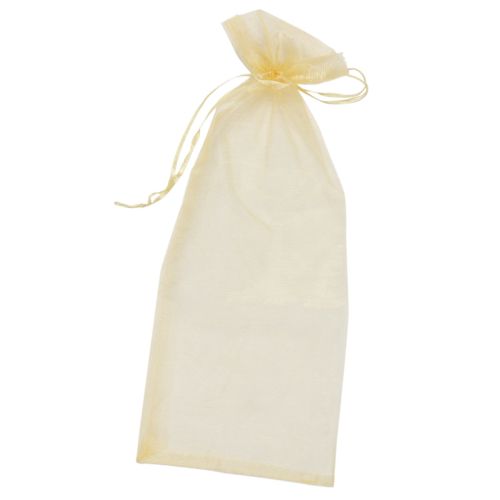 Packaging Organza Wine Bag, Transparent Mesh Gift Bag (Gold,30Pcs) 1