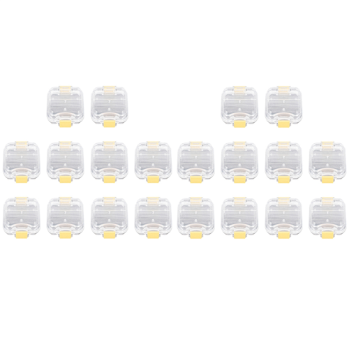 10Pcs Plastic Denture Tooth Box