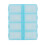Plastic Rectangle 8 Compartments Medicine Pill Box Blue 2