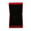 LED Box Rubber + Plush Pendant Case for Jewelry Display Gift (Red) 6