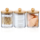 Qtip Holder, Bathroom Organizer Accessories for Cotton Ball,Floss 5