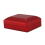 LED Box Rubber + Plush Pendant Case for Jewelry Display Gift (Red) 5