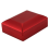 LED Box Rubber + Plush Pendant Case for Jewelry Display Gift (Red) 4