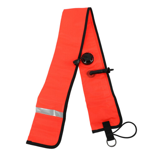 1M Scuba Diving Inflatable Float Signal Tube Sausage,Red 1