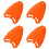 4X Orange EVA Back Float Kickboard Training Plate for Adult Children 1