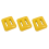 Dive Weights for Scuba Diving Weight Belt Lead Weights Scuba, Yellow 1