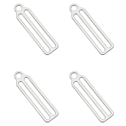 4X Scuba Diving BCD Fixing Buckle Rope Retainer for 2Inch Webbing