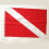 Dive Flag for Scuba Diving with Float, Buoy, Pole 35X50cm 3