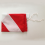 Dive Flag for Scuba Diving with Float, Buoy, Pole 35X50cm 4