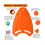 Orange EVA Back Float Kickboard Training Plate for Adult Children 2