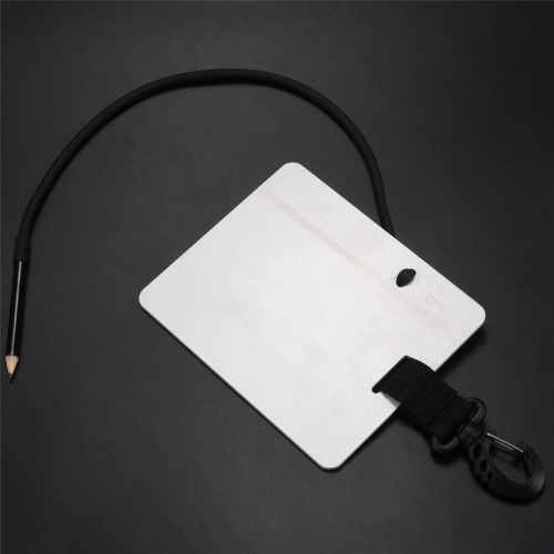 Dive Writing With Swivel Clip And Pencil For Water Diving 2