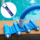 4Pcs Swimming Pool Vacuum Head Handles Pool with 12Pcs V-Shaped Clip 3