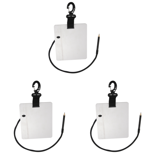 Dive Writing With Swivel Clip And Pencil For Water Diving