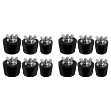 6 Pack 3 Size Pool Winterizing Plug for Above Ground Pool Skimmer