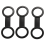 8 Pcs Scuba Diving Silicone Snorkel Mask Strap Keeper Holder Clips 6