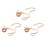 Beige Elastic Rubber String Nose Clip Protector for Swimming 1