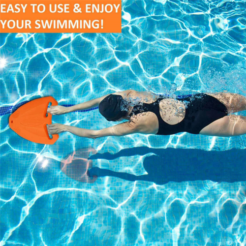 Orange EVA Back Float Kickboard Training Plate for Adult Children 2