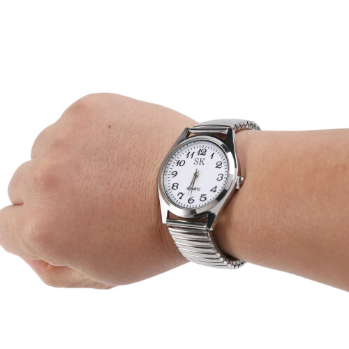 Reloj Pulsera Acero inoxidable Elstico 36mm Elegante 2