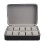 Watch Box Organizer PU Leather Casket Zipper Bracelet Display Case 6