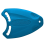 Blue EVA Back Float Kickboard Training Plate for Adult Children 2