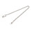 Retro Antique Vintage Pocket Watch Chain Silver 4