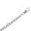 Retro Antique Vintage Pocket Watch Chain Silver 6