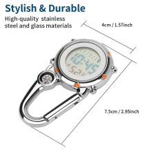 2X Luminous Sports Watch for Hikers Mountaineering Outdoor Orange