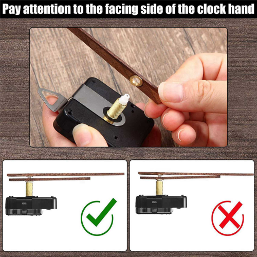 16 Pcs Quartz Clock Movement with 3 Types of Walnut for Clock Repair 2
