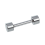 1 Pair of Men's Barbell Ear Studs Earrings 3mm Silver 3