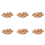 10Pcs Water Key Water Key Spit Valve Cork Pad 9Mm Thickness 4Mm 2