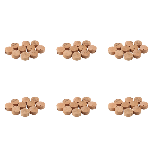 10Pcs Water Key Water Key Spit Valve Cork Pad 9Mm Thickness 4Mm 1
