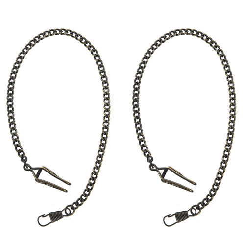 Retro Antique Vintage Pocket Watch Chain Bronze