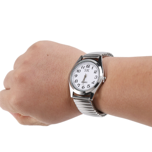 Reloj Pulsera Acero inoxidable Elstico 36mm Elegante 2