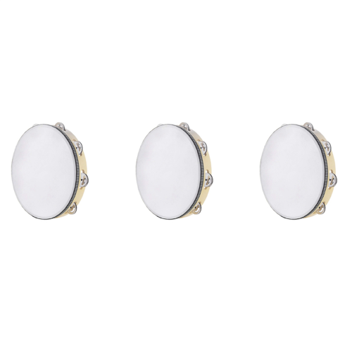 Tambourine for Adults 10 Inch Hand Held Drum Bell
