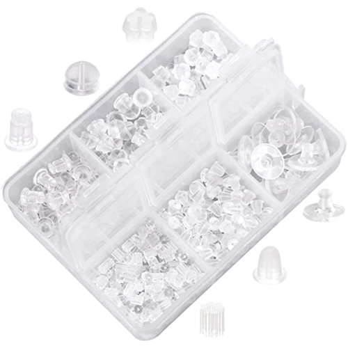 Rubber Earring Safety Back Plug Replacement Kit (550 -600Pcs) 1
