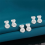 3-Pairs Earring Backs,Earring Backs Lifter(Silver Color) 3