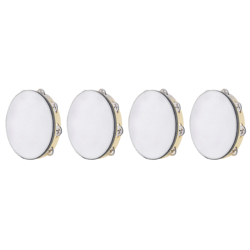 Tambourine for Adults 10 Inch Hand Held Drum Bell