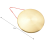22cm Hand Gong Brass Copper Opera Percussion with Round Play Hammer 4