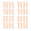 8 Pairs Classical Wood Claves Musical Percussion Instrument 1