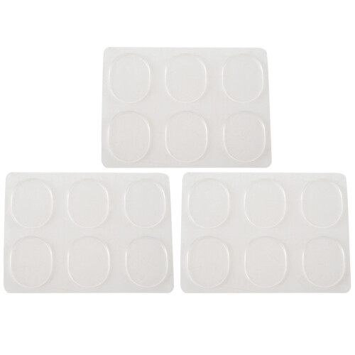 18pcs Snare Drum Mute Muffler Percussion Accessories(Transparent)