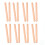 8 Pairs Classical Wood Claves Musical Percussion Instrument 2