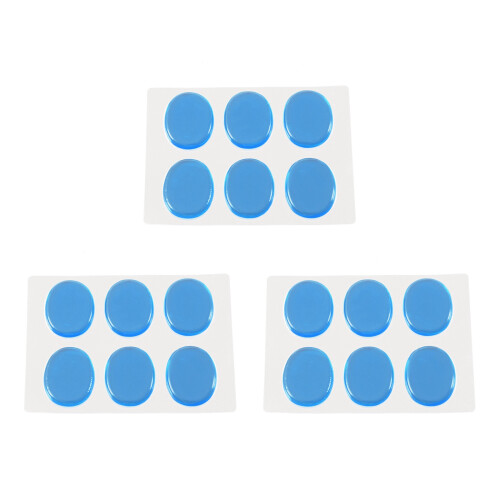 6pcs/set Snare Drum Mute Muffler Percussion Accessories(blue)