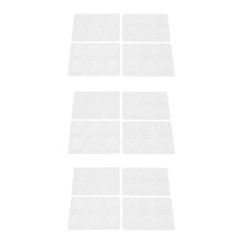 24 Pieces Drum Dampeners, Drum Damper Gel Pads Drum Silencers (Clear)