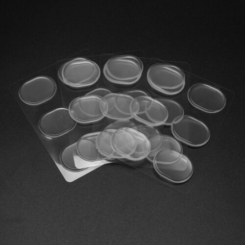 24 Pieces Drum Dampeners, Drum Damper Gel Pads Drum Silencers (Clear) 1